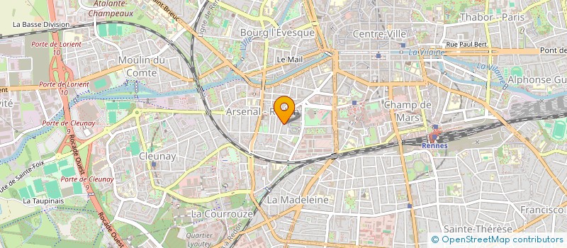 localisation de l'entreprise NH SAINT GERMAIN  RENNES