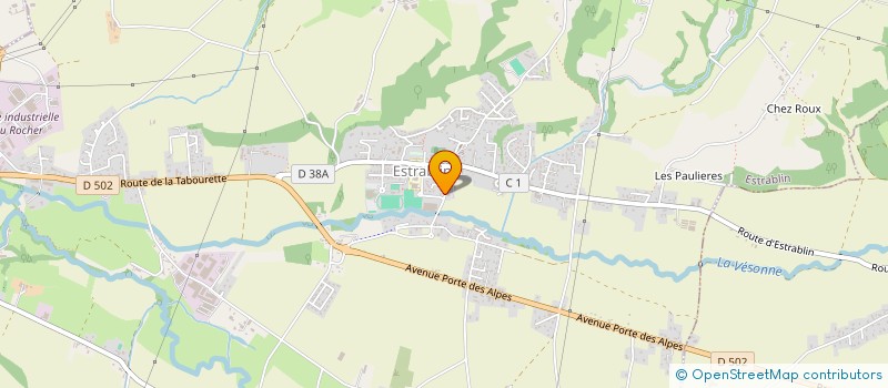 localisation de l'entreprise NH SERVICE AUTO  ESTRABLIN