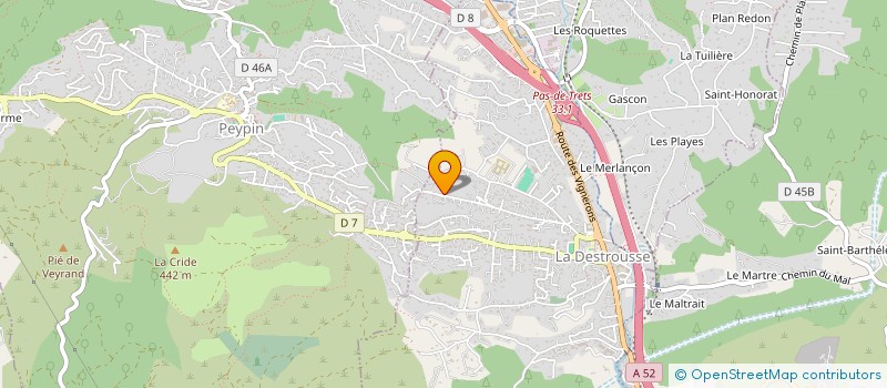 localisation de l'entreprise NH TECH  LA DESTROUSSE