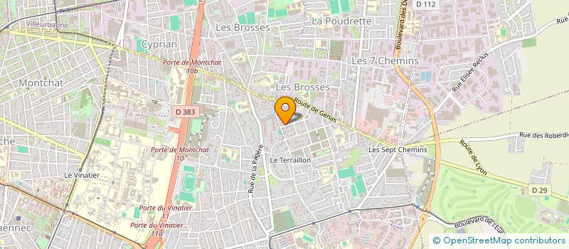 localisation de l'entreprise NH TRANSPORTS  BRON