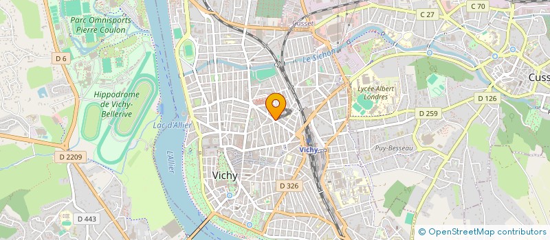 localisation de l'entreprise NH VICHY DIETETIQUE à VICHY