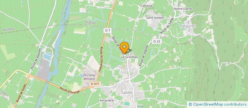 localisation de l'entreprise NH VIGNES  SABLET