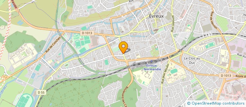 localisation de l'entreprise NH22  EVREUX