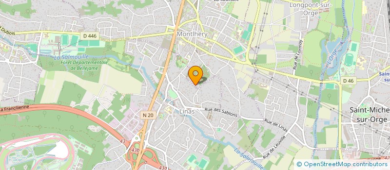 localisation de l'entreprise NH2A  MONTLHERY