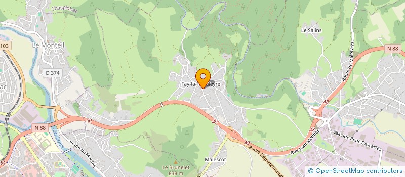 localisation de l'entreprise NH43  SAINT-GERMAIN-LAPRADE