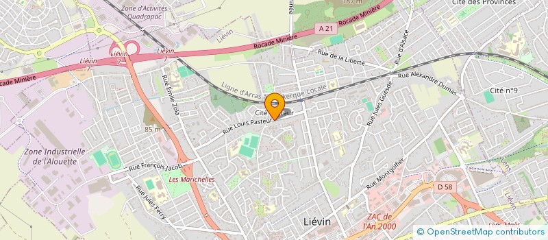 localisation de l'entreprise NHA  LIEVIN