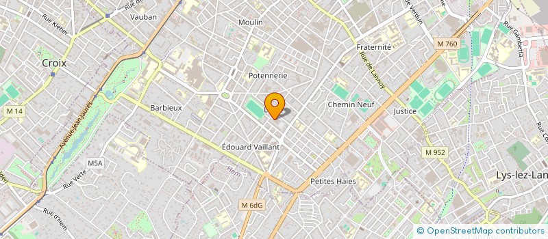 localisation de l'entreprise NHA DISTRI à ROUBAIX