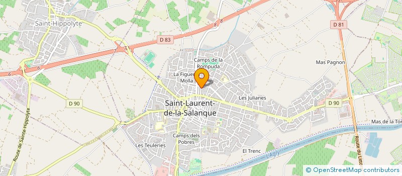 localisation de l'entreprise NHA HAI  SAINT-LAURENT-DE-LA-SALANQUE