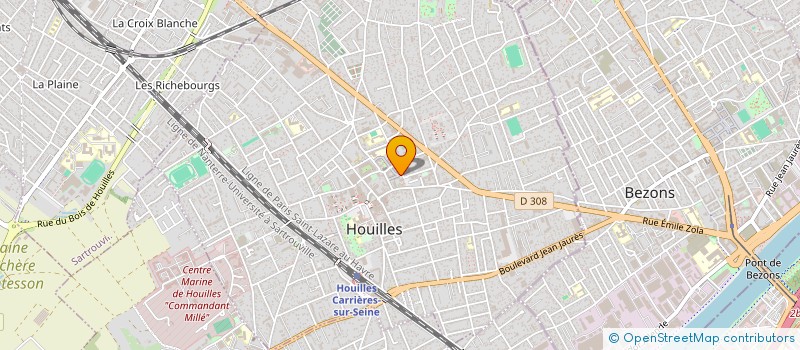 localisation de l'entreprise NHA VOI  HOUILLES