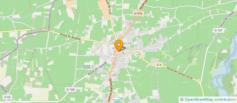 localisation de l'entreprise NHAF  SAINTE-CECILE-LES-VIGNES