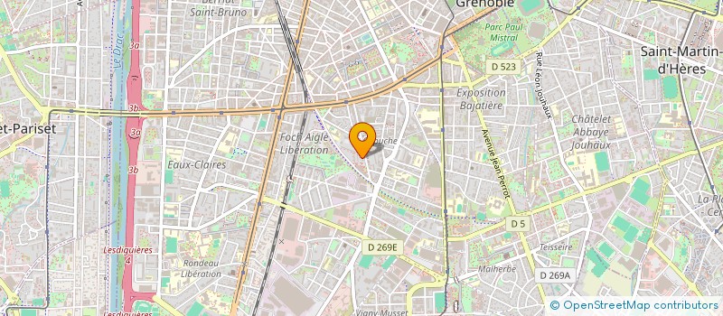 localisation de l'entreprise NHB  GRENOBLE