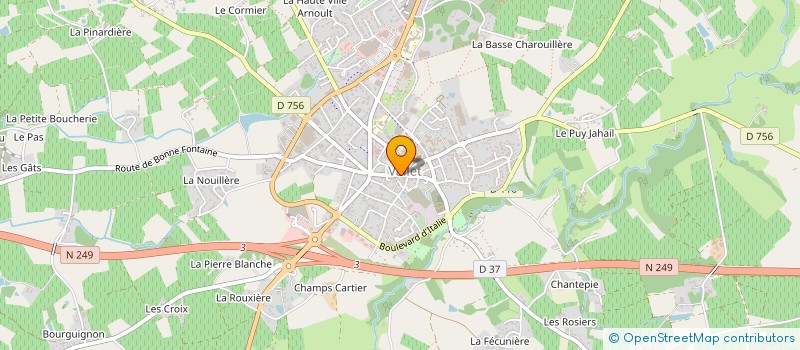 localisation de l'entreprise NHB à VALLET