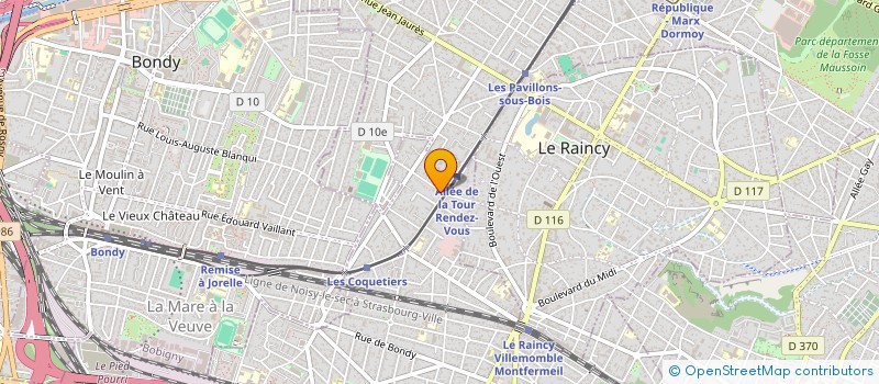 localisation de l'entreprise NHB LE PIN à VILLEMOMBLE