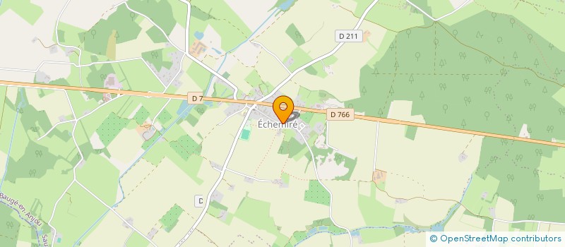 localisation de l'entreprise NHB PRODUCTION  BAUGE-EN-ANJOU