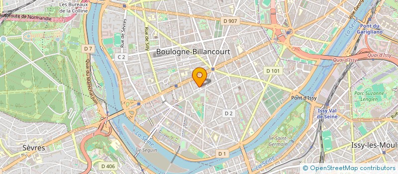 localisation de l'entreprise NHCI à BOULOGNE-BILLANCOURT
