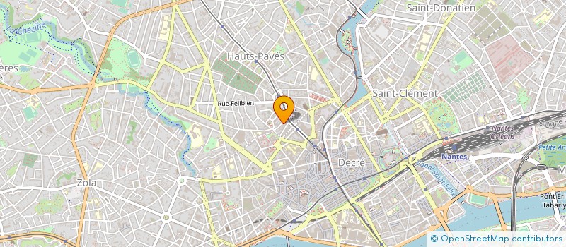 localisation de l'entreprise NHD à NANTES
