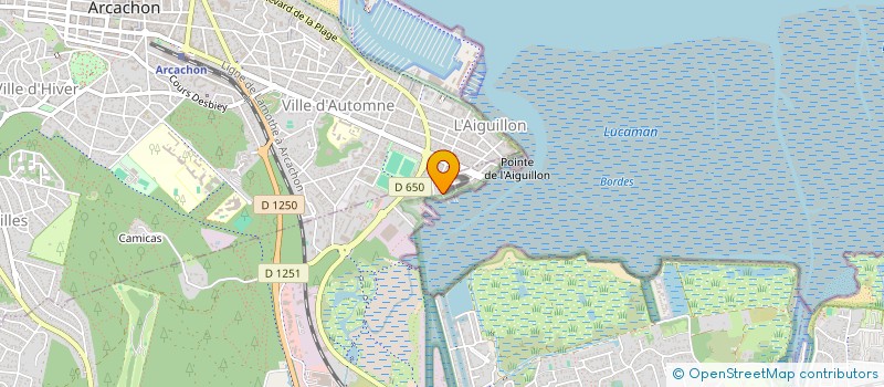 localisation de l'entreprise NHD ENERGIES à LA TESTE-DE-BUCH