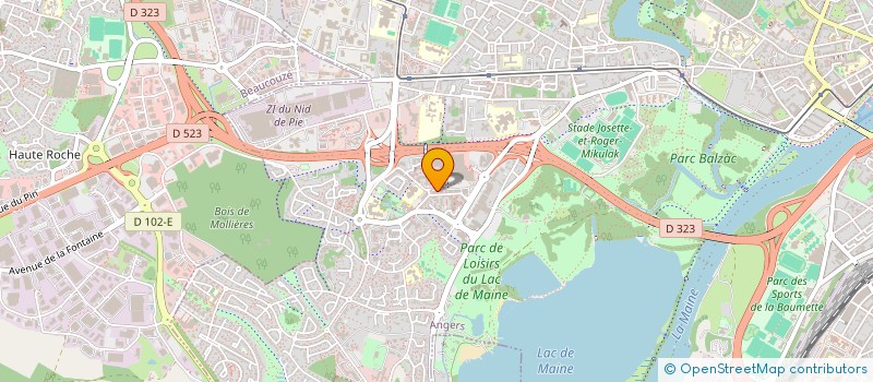 localisation de l'entreprise NHD FORMATION  ANGERS