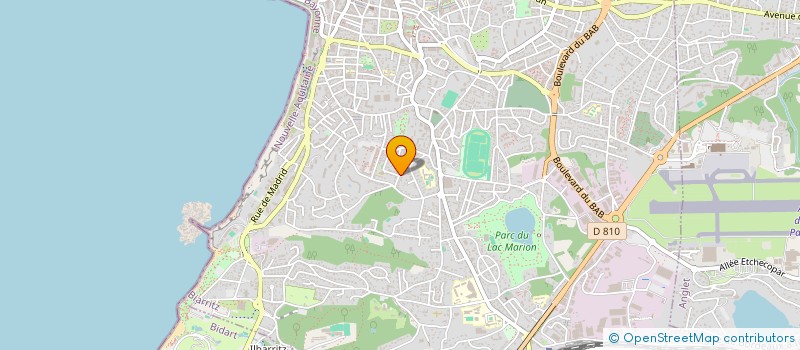 localisation de l'entreprise NHD IMMOBILIER à BIARRITZ