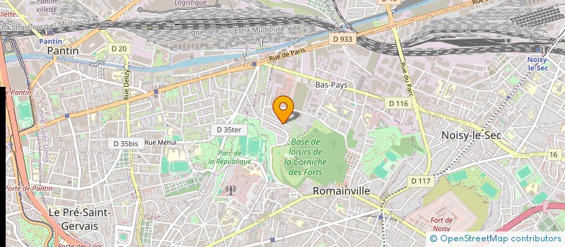 localisation de l'entreprise NHE CONSULTING à ROMAINVILLE