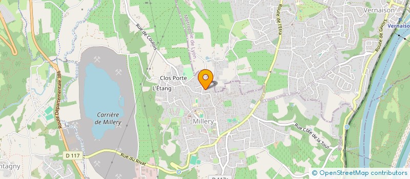 localisation de l'entreprise NHEA  MILLERY