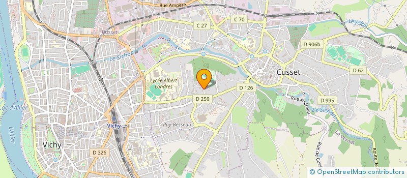 localisation de l'entreprise NHG à CUSSET