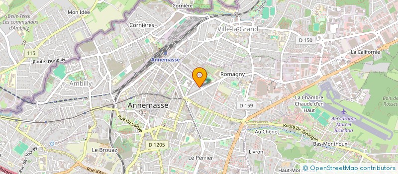 localisation de l'entreprise NHG  ANNEMASSE