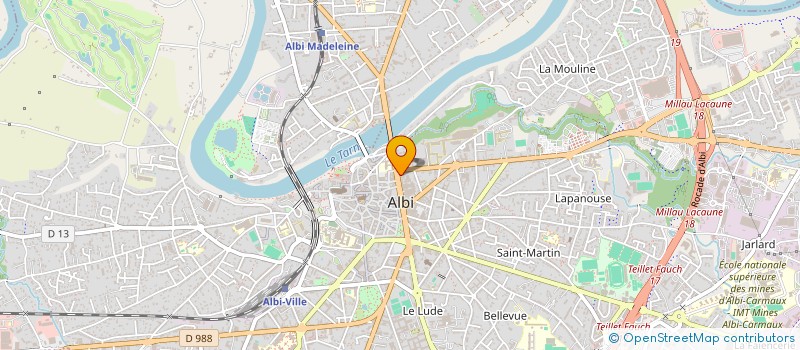 localisation de l'entreprise NHK à ALBI