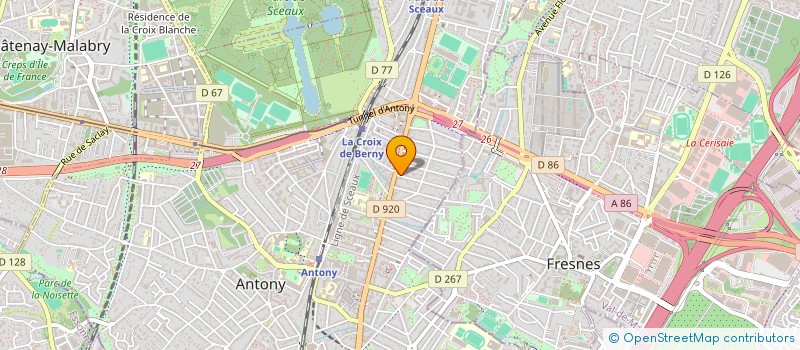 localisation de l'entreprise NHK IMMOBILIER à ANTONY