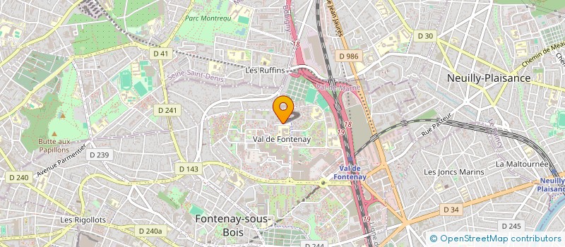 localisation de l'entreprise NHL  FONTENAY-SOUS-BOIS