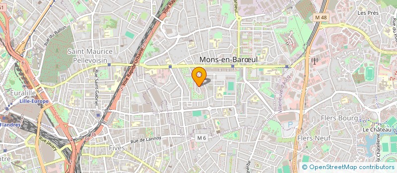 localisation de l'entreprise NHM  MONS-EN-BARUL