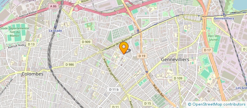 localisation de l'entreprise NHM  ASNIERES-SUR-SEINE