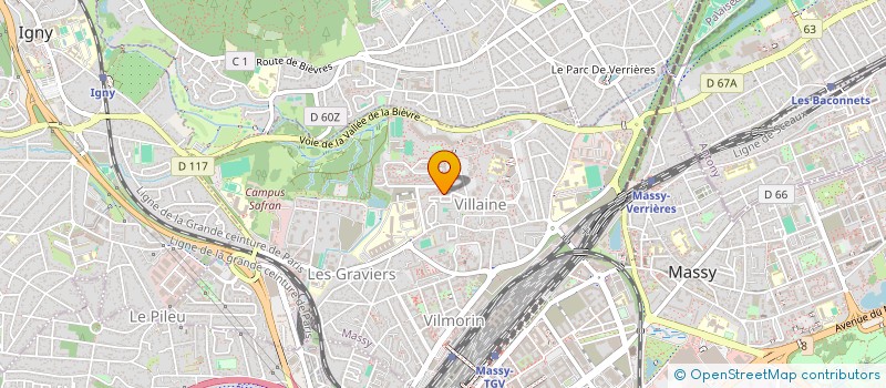 localisation de l'entreprise NHM TRANSPORT  MASSY
