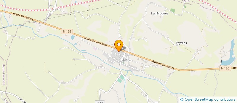 localisation de l'entreprise NHOLTZ  CUQ-TOULZA