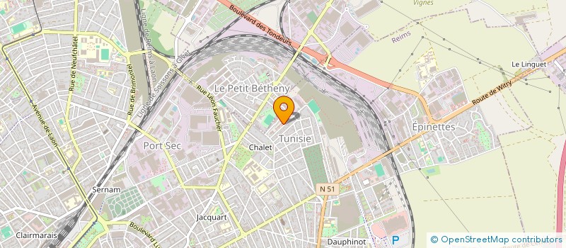 localisation de l'entreprise NHOMADE  REIMS