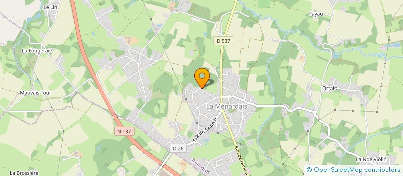 localisation de l'entreprise NHOS à TREILLIERES