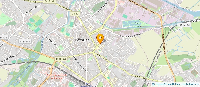 localisation de l'entreprise NHOUSEVAIL2 à BETHUNE