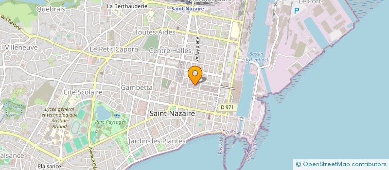 localisation de l'entreprise NHP BRIDGES à SAINT-NAZAIRE