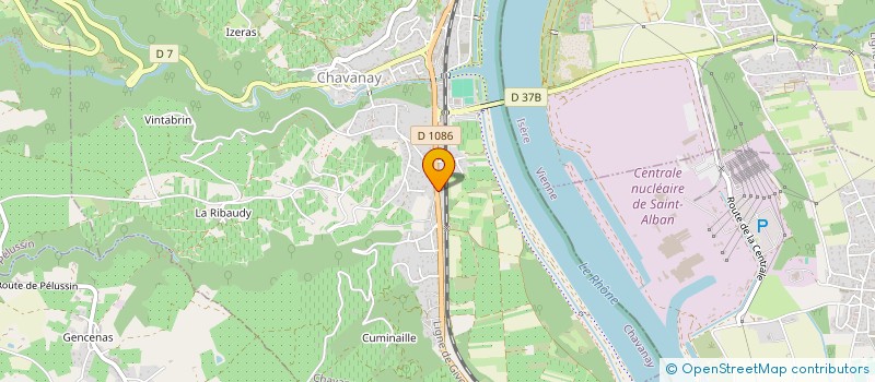 localisation de l'entreprise NHS  CHAVANAY