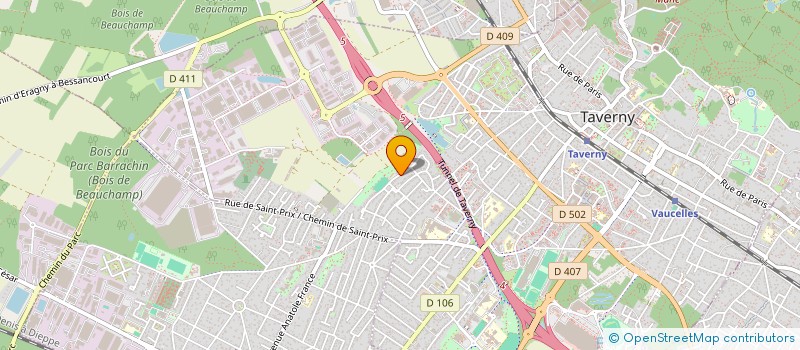 localisation de l'entreprise NHS  TAVERNY