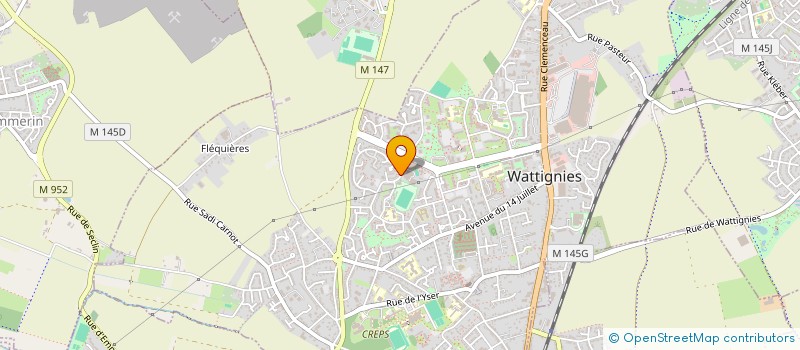 localisation de l'entreprise NHT à WATTIGNIES