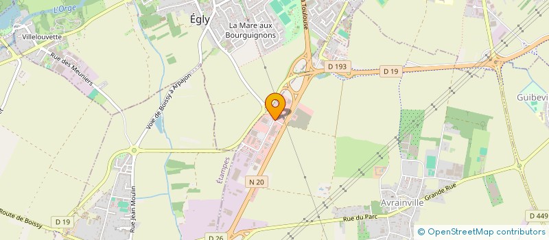 localisation de l'entreprise NHT HOLDING  AVRAINVILLE