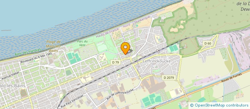 localisation de l'entreprise NHTB SCI à DUNKERQUE