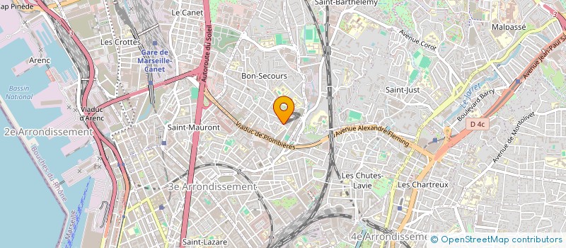 localisation de l'entreprise NHTP SUD à MARSEILLE