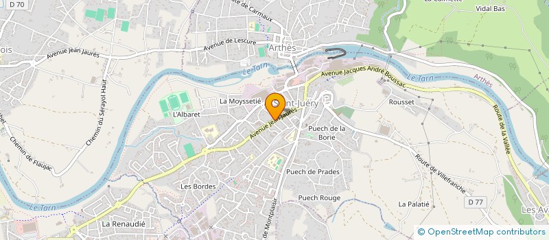 localisation de l'entreprise NHUT HOANG  SAINT-JUERY