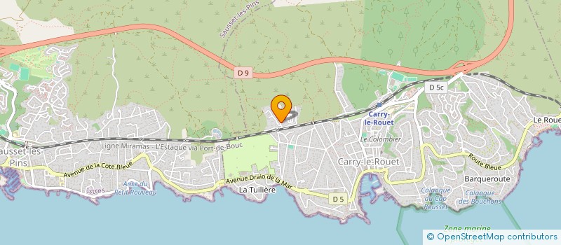 localisation de l'entreprise NHV SERVICES  CARRY-LE-ROUET