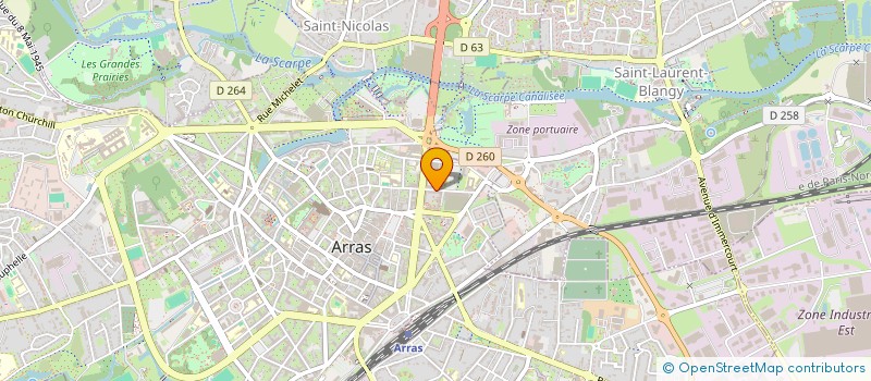 localisation de l'entreprise NI APARTHEID NI KU KLUX KLAN à ARRAS