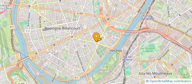 localisation de l'entreprise NI BI SA MEDIA  BOULOGNE-BILLANCOURT