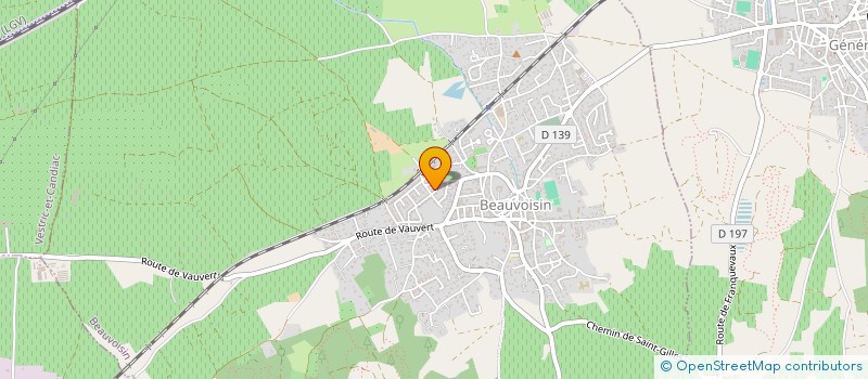 localisation de l'entreprise NI CHAUD NI FROID  BEAUVOISIN