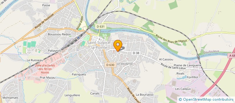 localisation de l'entreprise NI FLEURS , NI COURONNES - KRAV MAGA / COMBAT LIBRE  SAINT-SULPICE-LA-POINTE